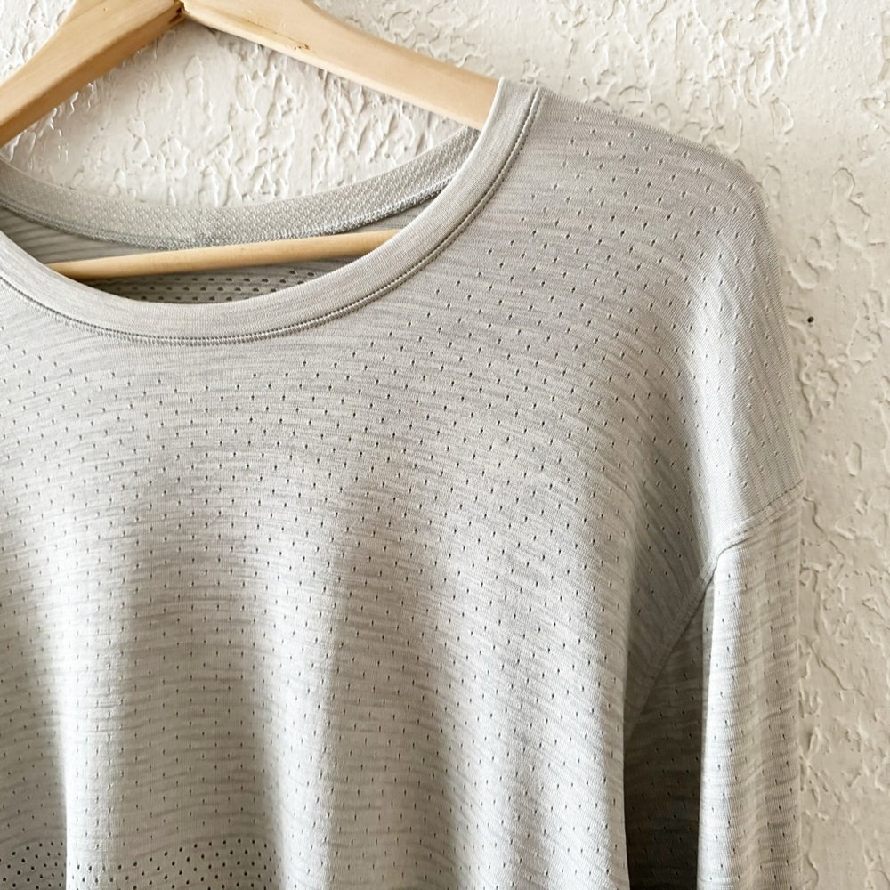 lululemon athletica Long Sleeve Tee in Light Gray - Picture 7 of 10